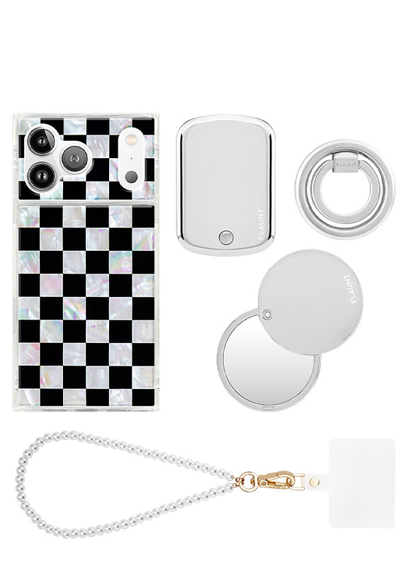Checkered Mother of Pearl Bundle Set