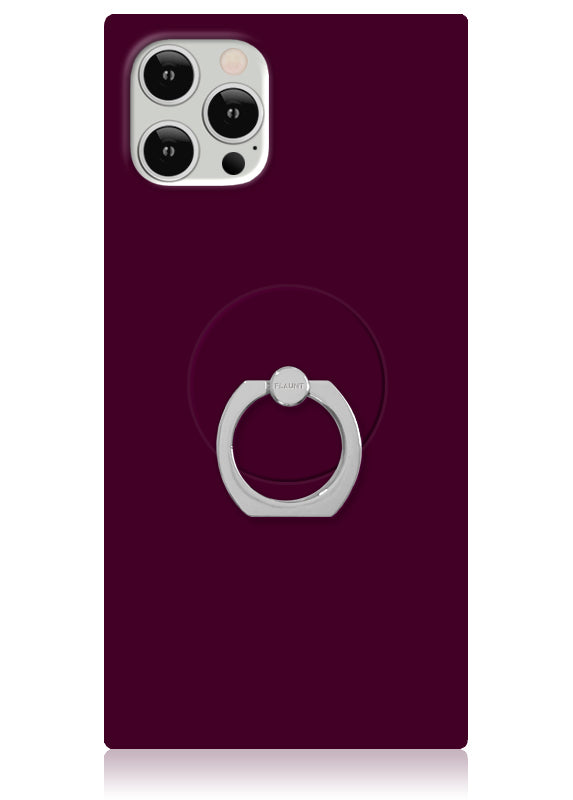 Burgundy Adhesive Phone Ring Stand