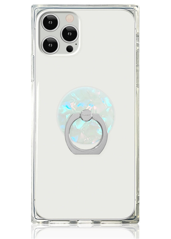 Opal Shell Adhesive Phone Ring Stand