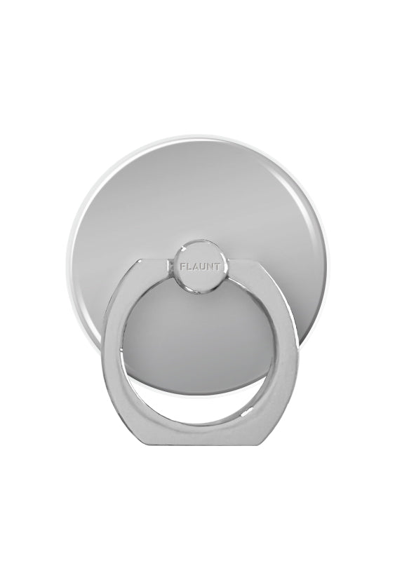 Silver Adhesive Phone Ring Stand