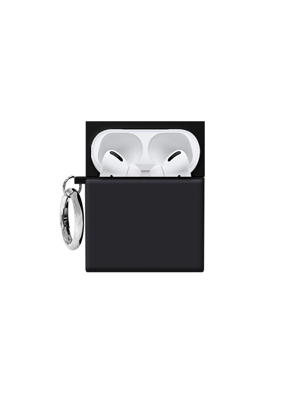 SQUARE® Matte Black AirPods Case