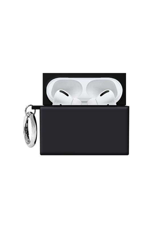 SQUARE® Matte Black AirPods Case