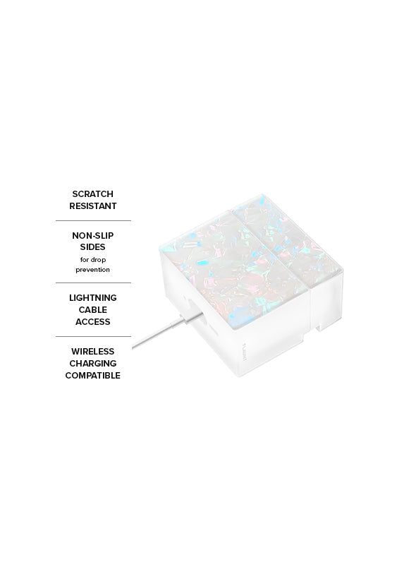 SQUARE® Opal Shell AirPods Case