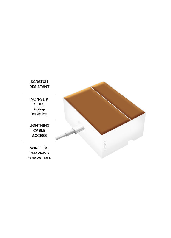 SQUARE® Nude Caramel AirPods Case