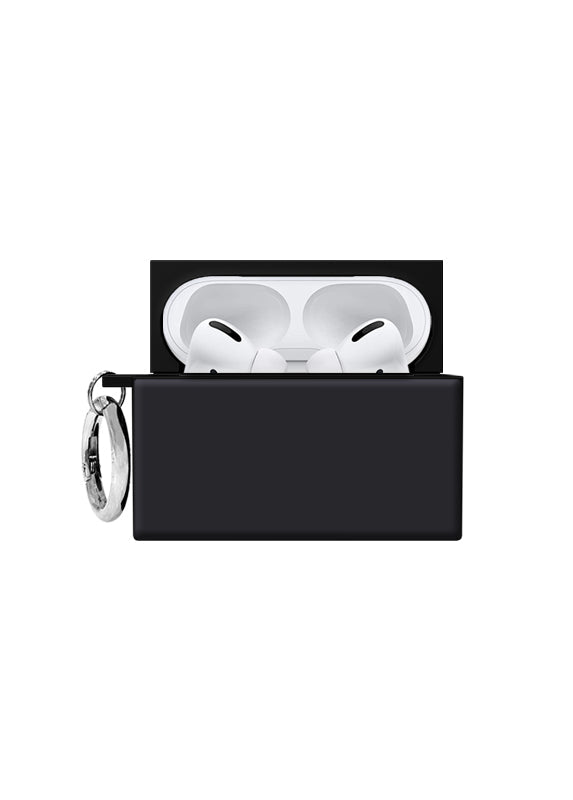 SQUARE® Matte Black AirPods Case