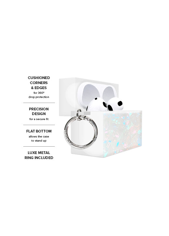SQUARE® Opal Shell AirPods Case