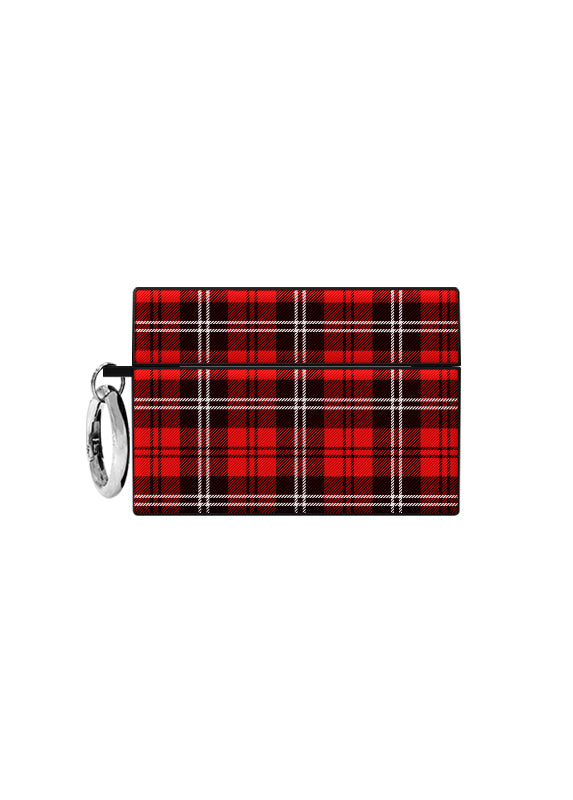 SQUARE® Red Plaid AirPods Case