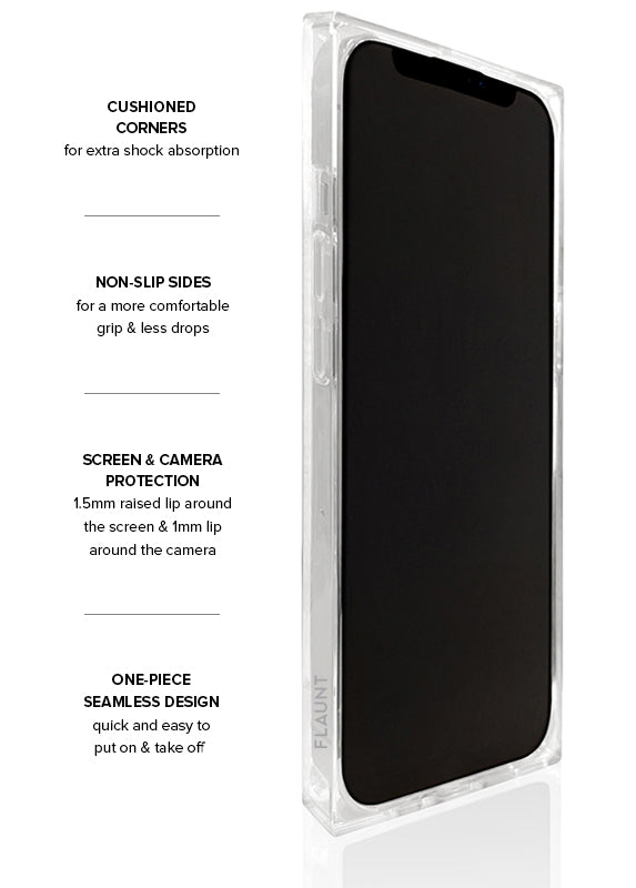 SQUARE® Blue Mother of Pearl iPhone Case
