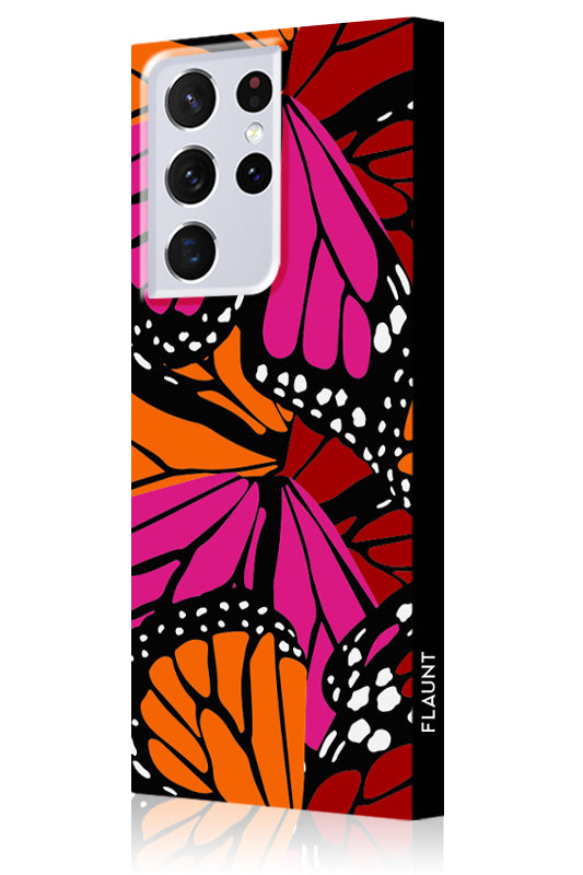 SQUARE® Butterfly Galaxy Case