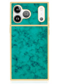 Elite Collection - SQUARE® Gilded Turquoise iPhone Case