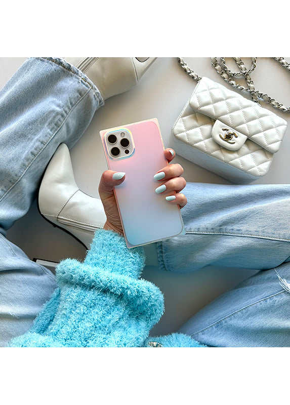 SQUARE® Iridescent Satin Pixel Case