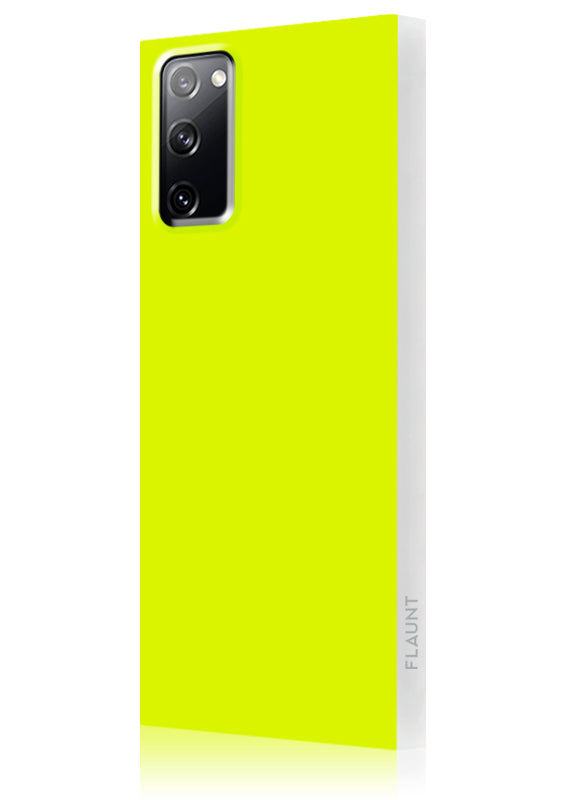 SQUARE® Neon Yellow Galaxy Case