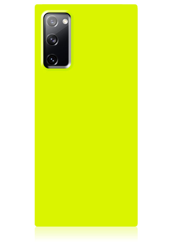 SQUARE® Neon Yellow Galaxy Case