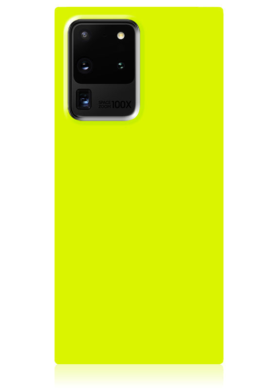 SQUARE® Neon Yellow Galaxy Case