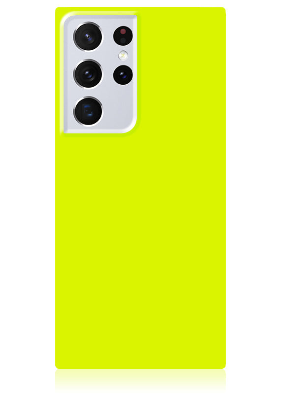 SQUARE® Neon Yellow Galaxy Case