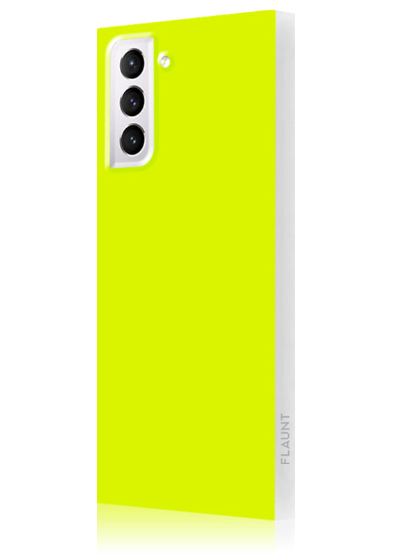 SQUARE® Neon Yellow Galaxy Case