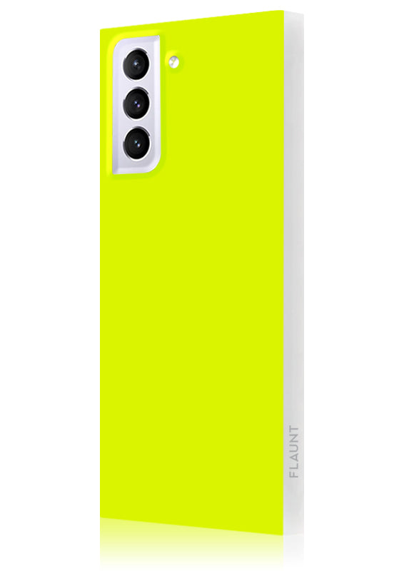 SQUARE® Neon Yellow Galaxy Case