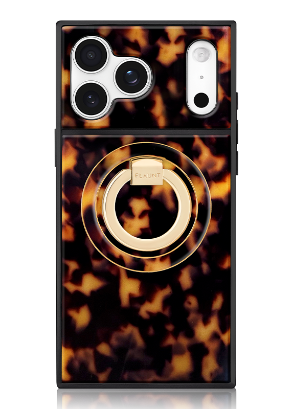 Tortoise Shell Premium MagSafe Phone Ring Stand (Works with MagSafe Cases Only)
