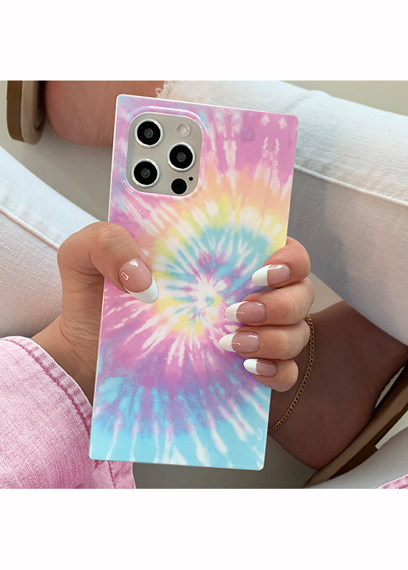 SQUARE® Pastel Tie Dye iPhone Case