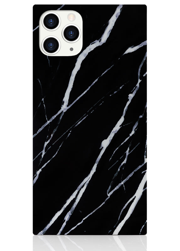 SQUARE® Black Marble iPhone Case