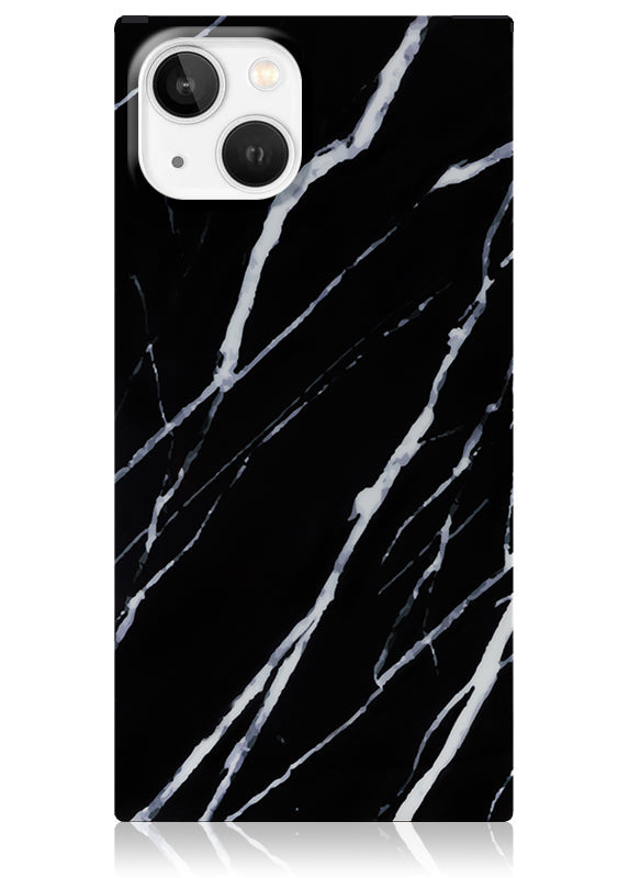 SQUARE® Black Marble iPhone Case