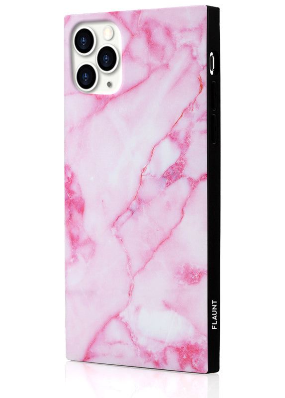 SQUARE® Pink Marble iPhone Case