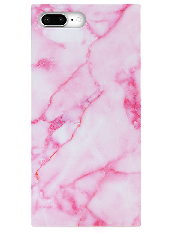 SQUARE® Pink Marble iPhone Case