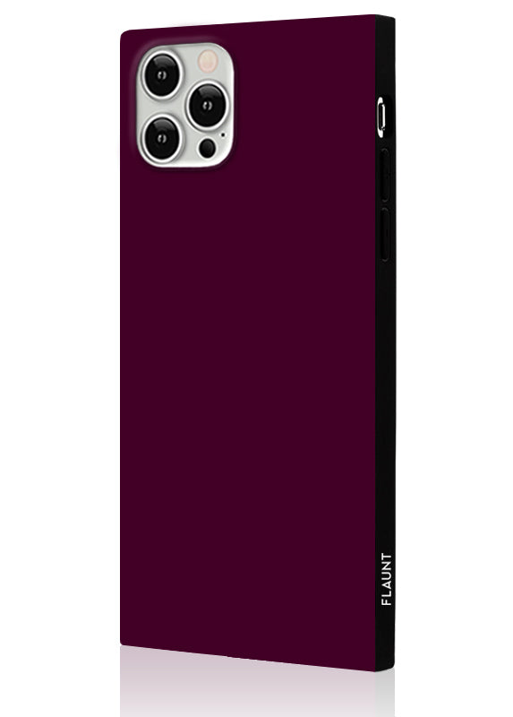 SQUARE® Burgundy iPhone Case