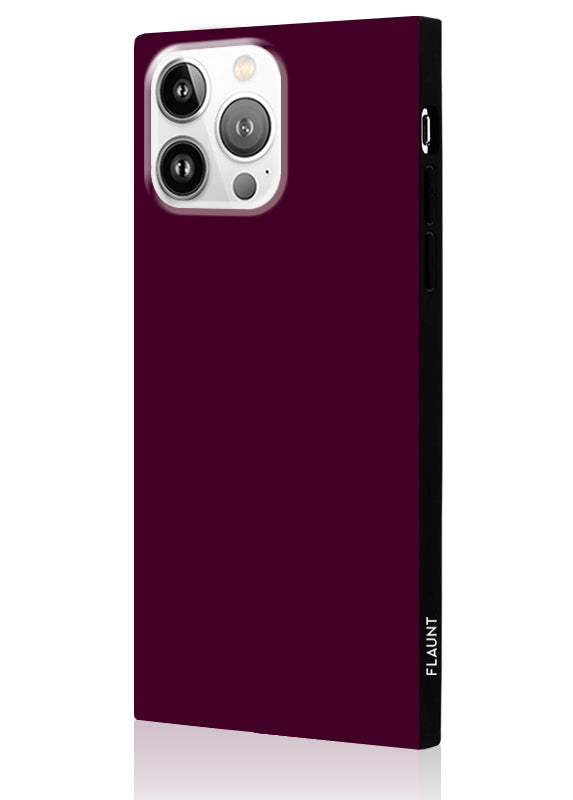 SQUARE® Burgundy iPhone Case