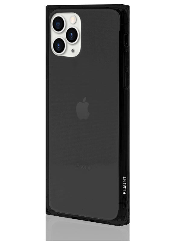 SQUARE® Clear Black iPhone Case