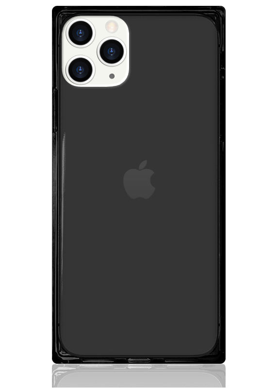 SQUARE® Clear Black iPhone Case