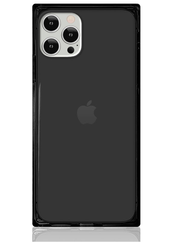 SQUARE® Clear Black iPhone Case