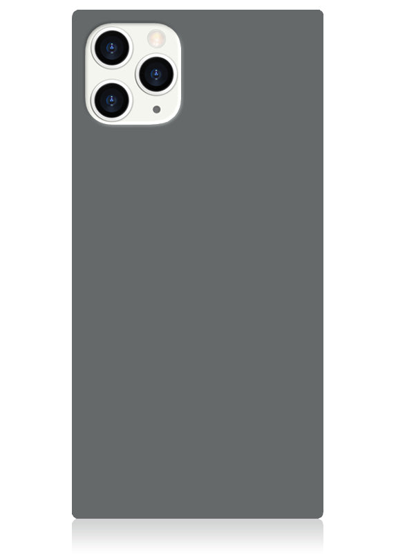 SQUARE® Matte Gray iPhone Case