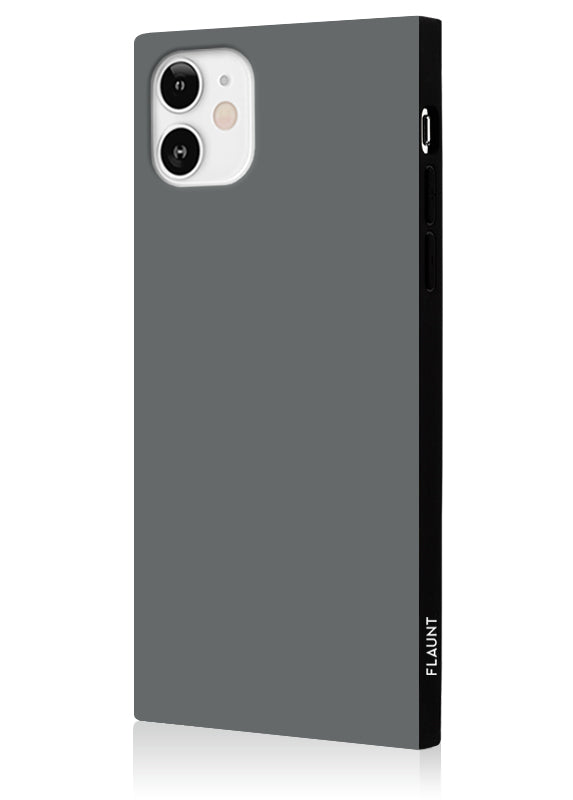 SQUARE® Matte Gray iPhone Case