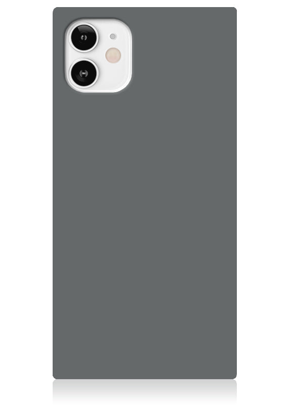 SQUARE® Matte Gray iPhone Case