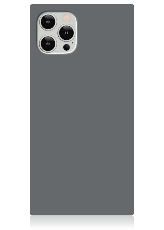 SQUARE® Matte Gray iPhone Case
