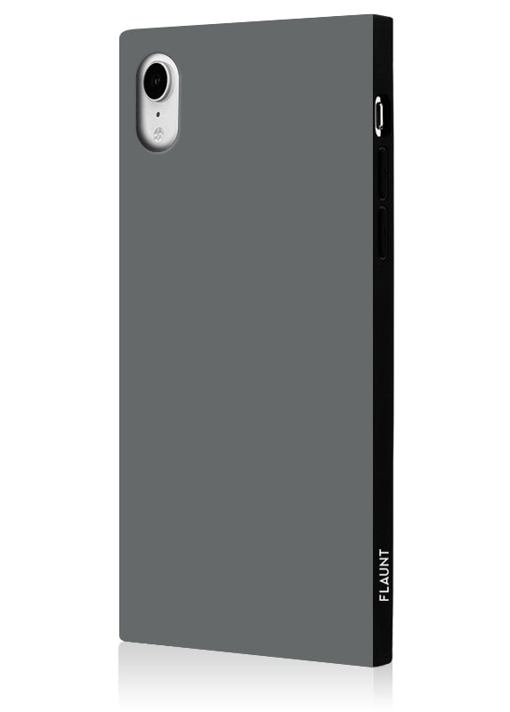 SQUARE® Matte Gray iPhone Case