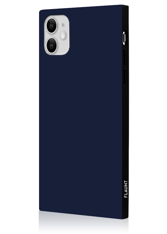 SQUARE® Matte Navy iPhone Case