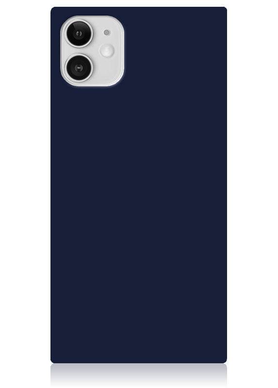 SQUARE® Matte Navy iPhone Case