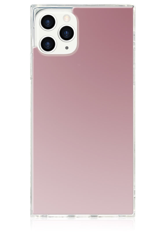 SQUARE® Metallic Rose Mirror iPhone Case