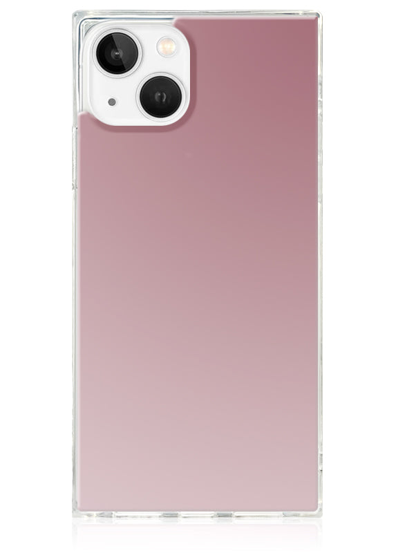 SQUARE® Metallic Rose Mirror iPhone Case