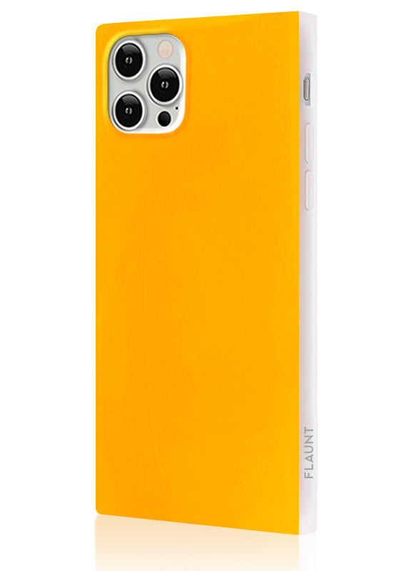 SQUARE® Neon Orange iPhone Case