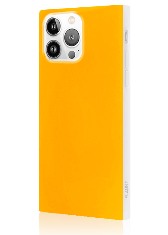 SQUARE® Neon Orange iPhone Case