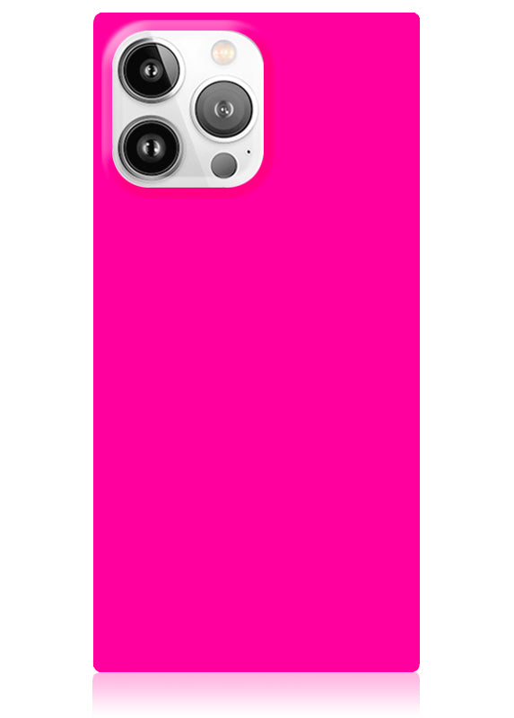 SQUARE® Neon Pink iPhone Case