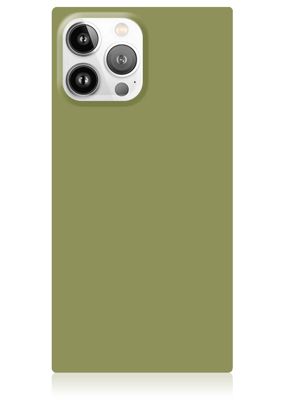 SQUARE® Olive Green iPhone Case