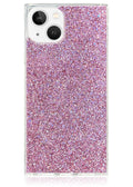 SQUARE® Pink Glitter iPhone Case