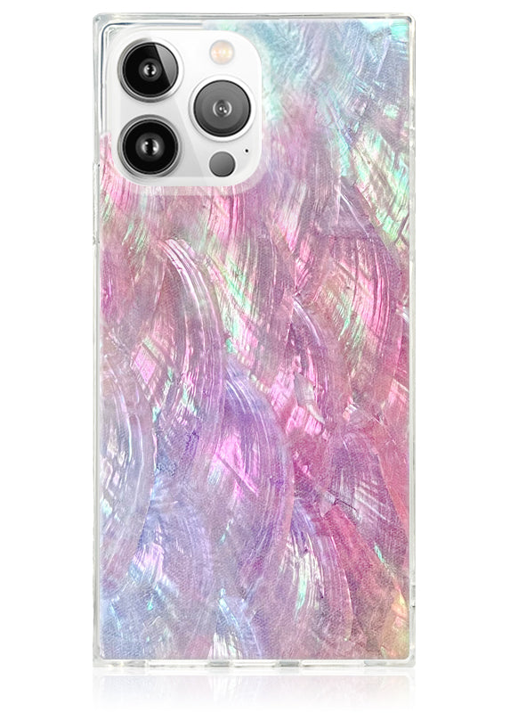 SQUARE® Pink Mother of Pearl iPhone Case