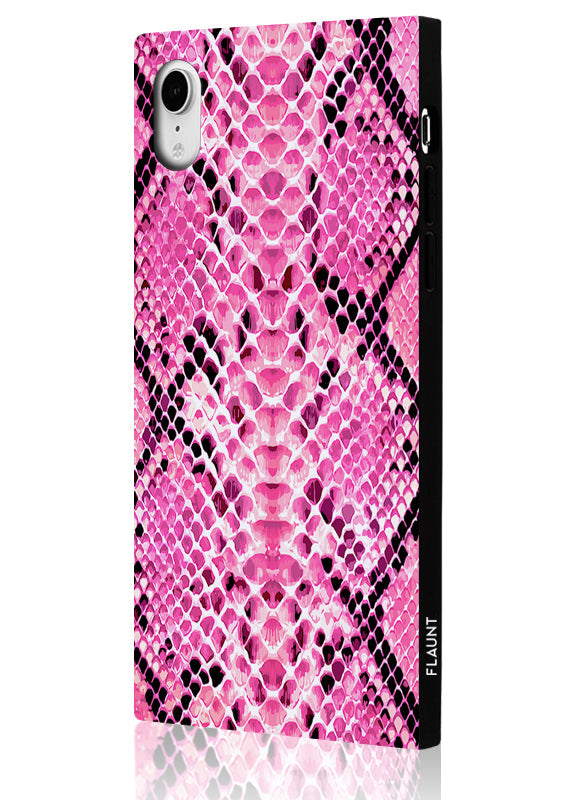 SQUARE® Pink Python iPhone Case