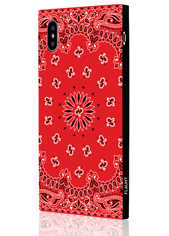 SQUARE® Red Bandana iPhone Case