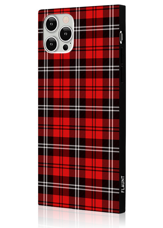 SQUARE® Red Plaid iPhone Case